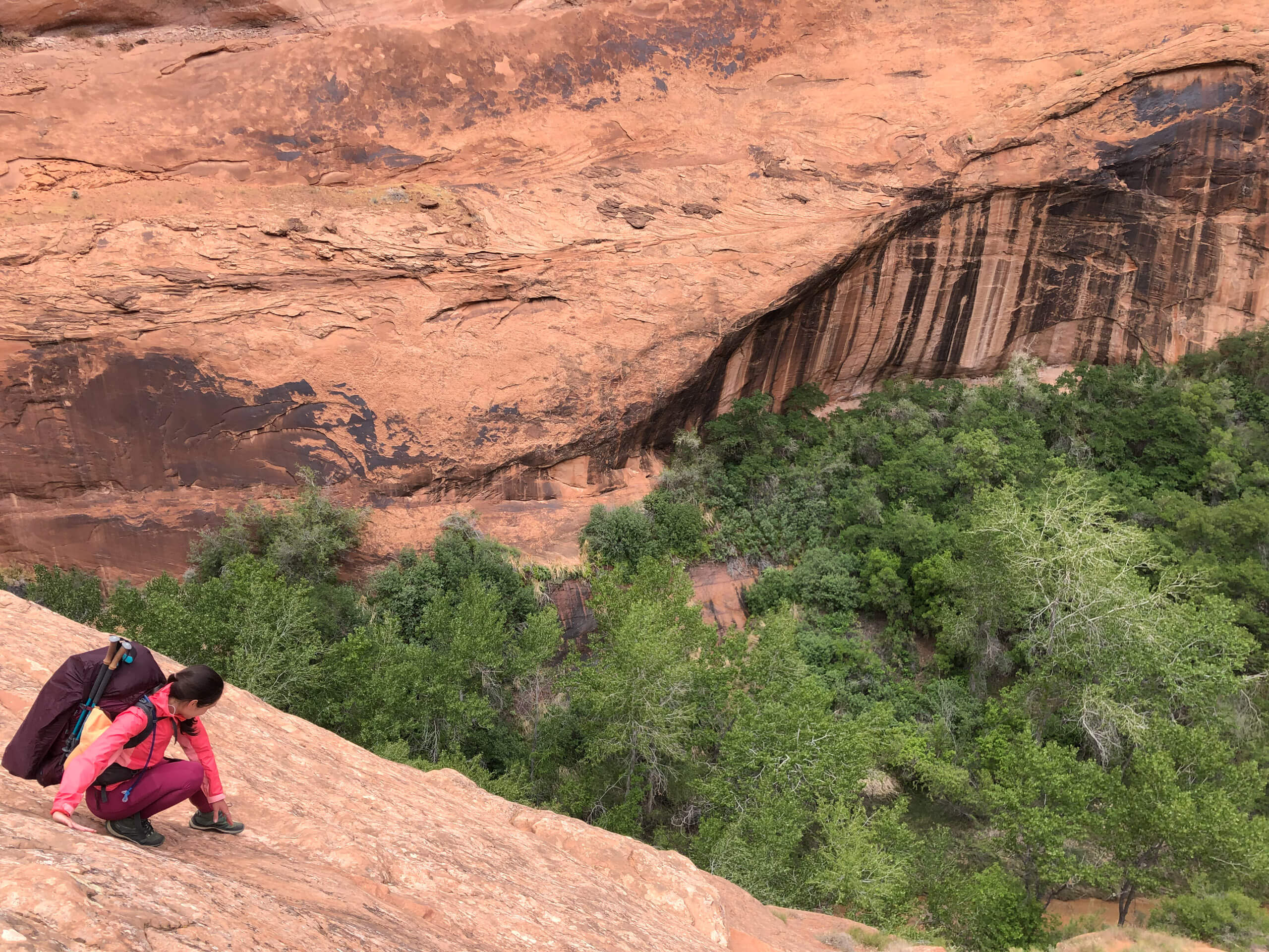 Coyote gulch descent Utah