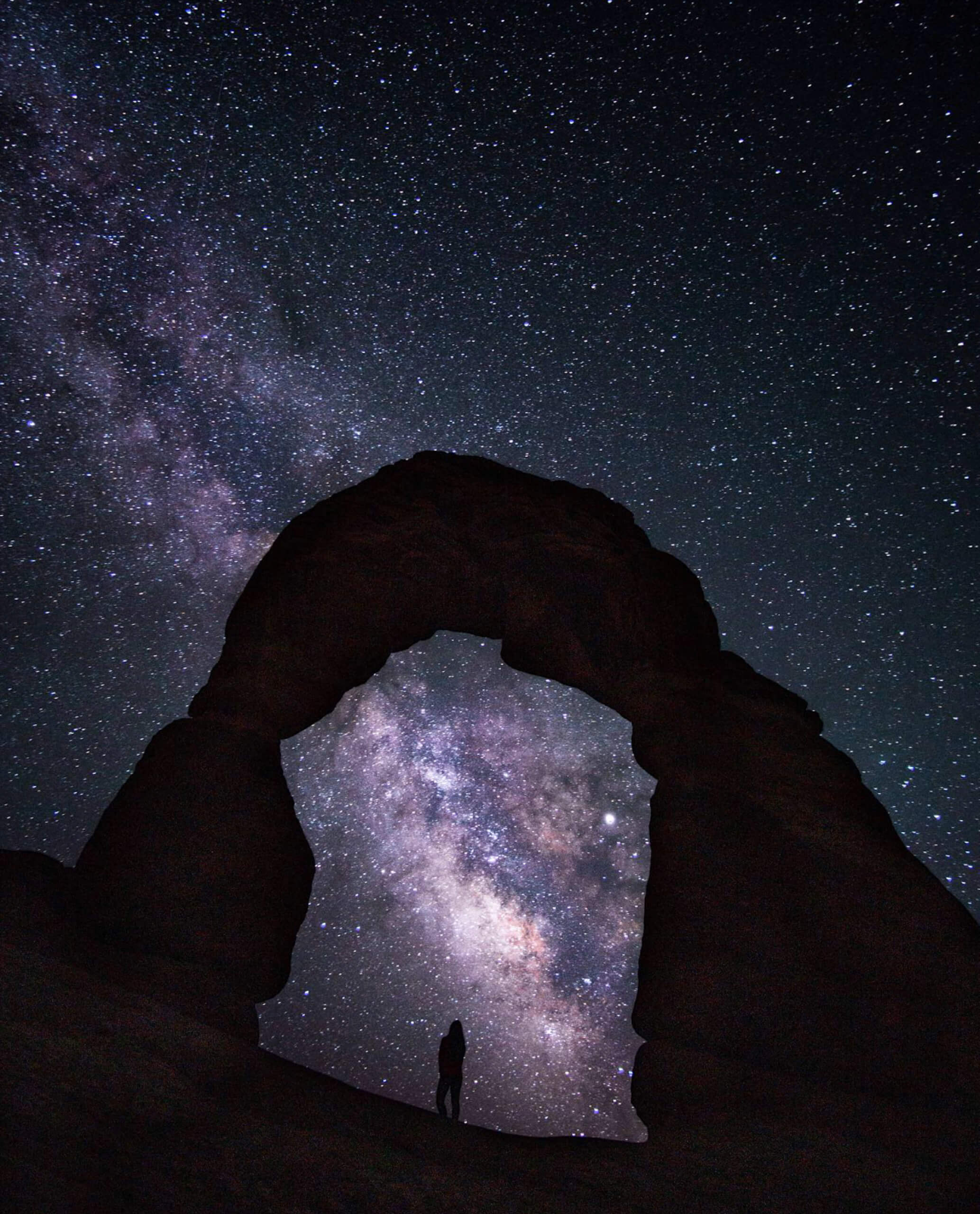Delicate Arch at Night
