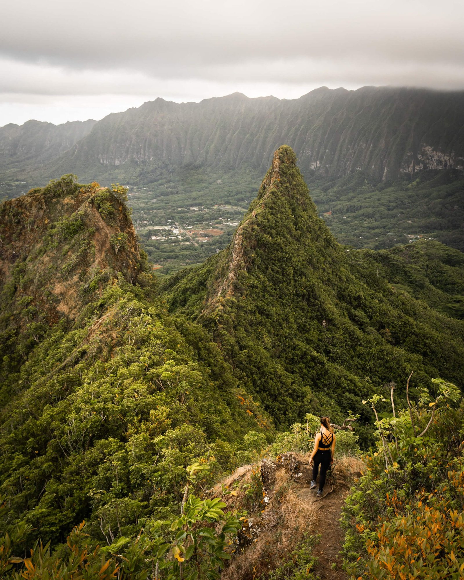 Olomana view from 1st peak