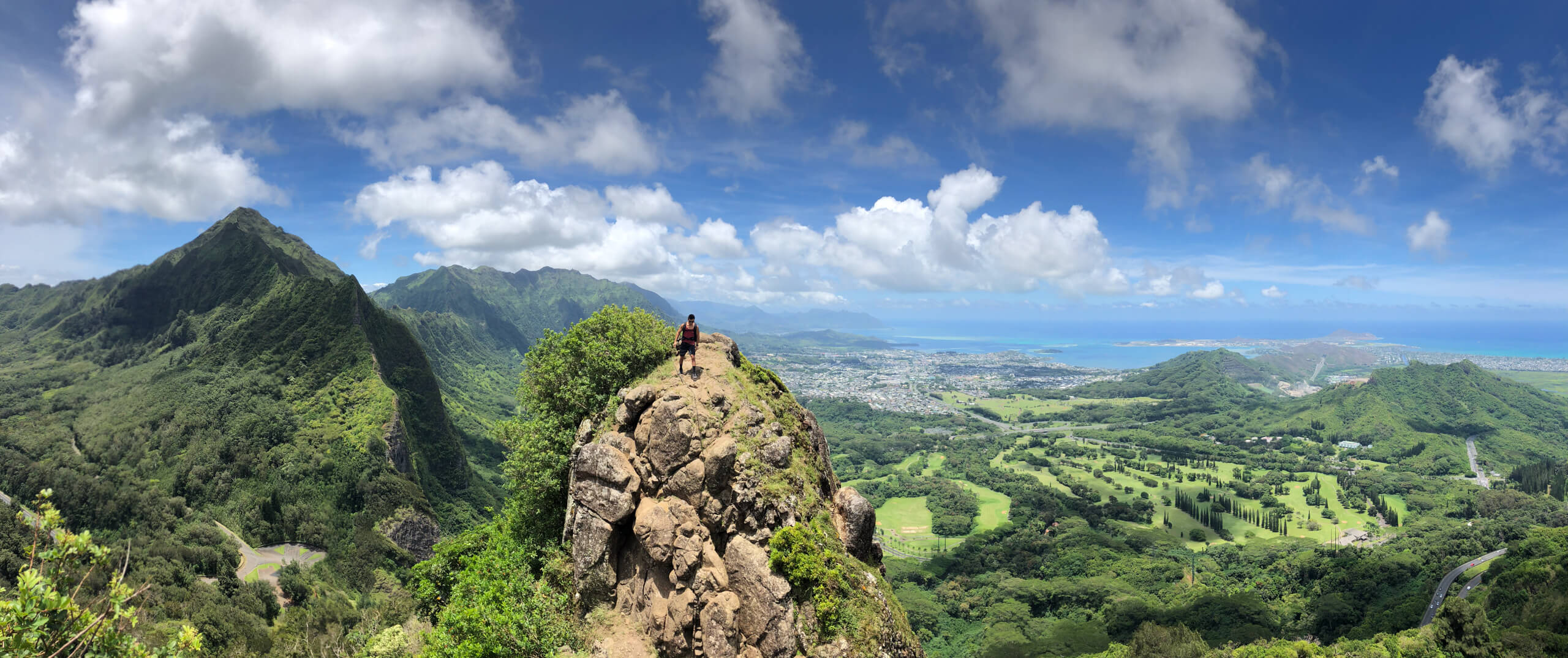 Pali Notches Panorama