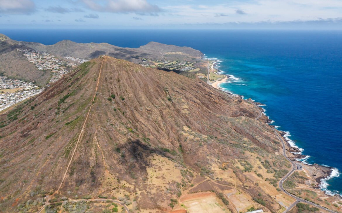 Koko head aerial view