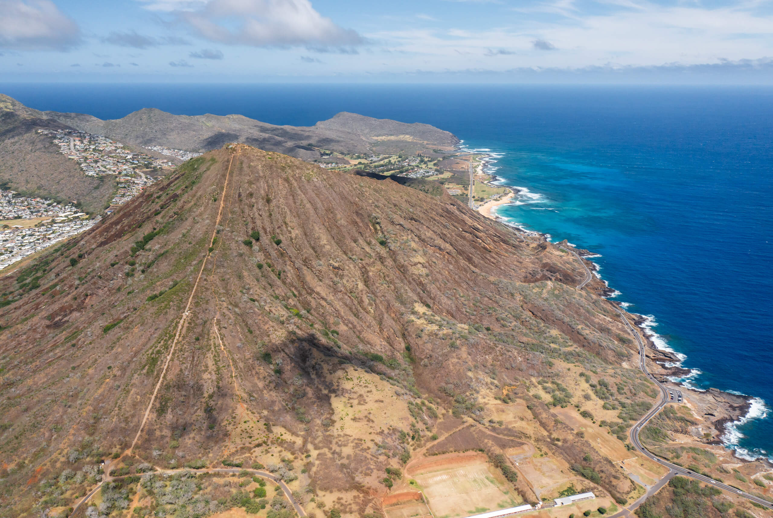 Koko head aerial view