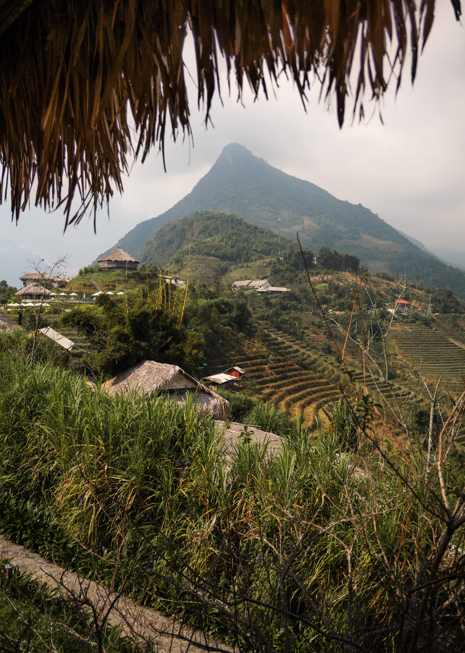 Rice Terrace views at Topas Ecolodge