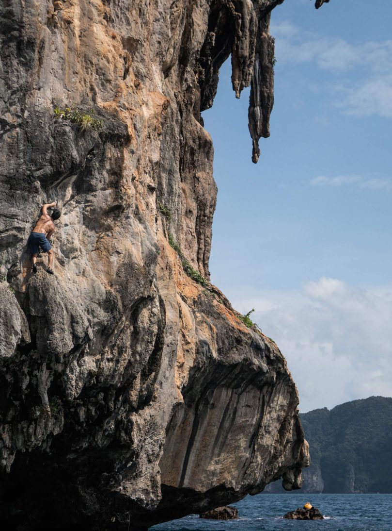 Deep Water Soloing in Thailand