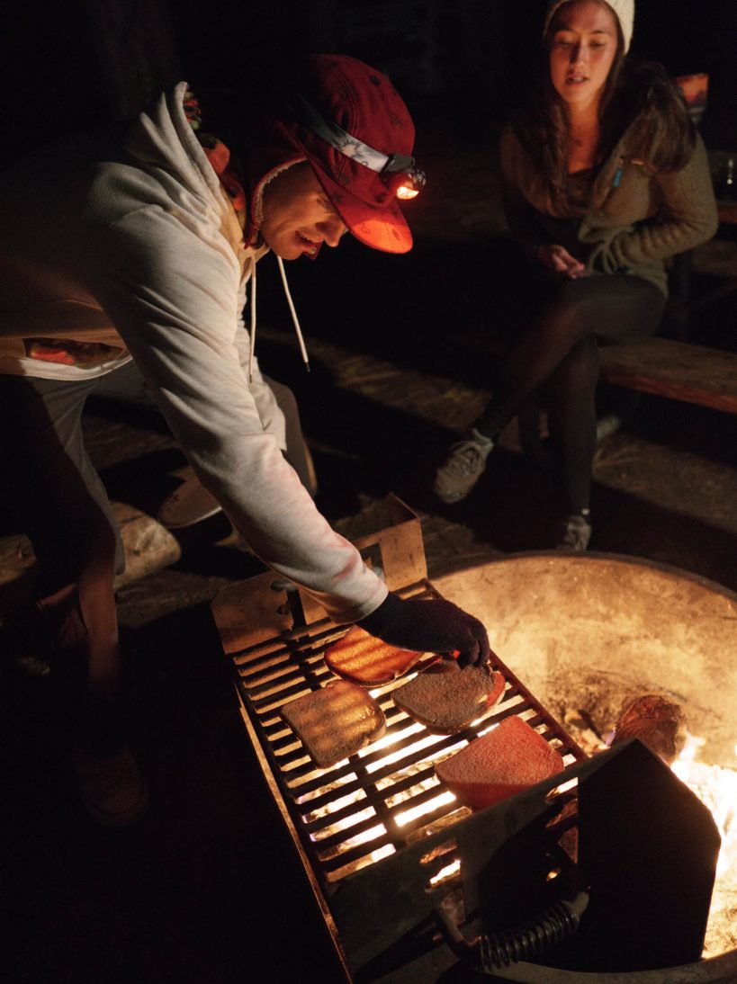 Upper Pines Campground Fire Pit