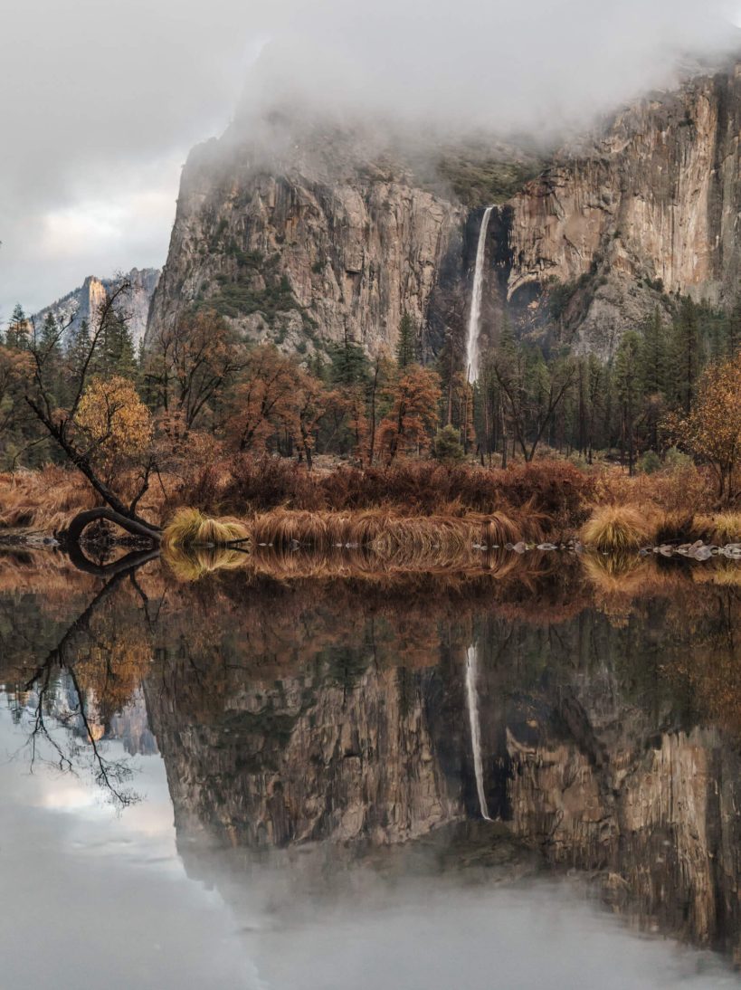 Yosemite national park in the fall
